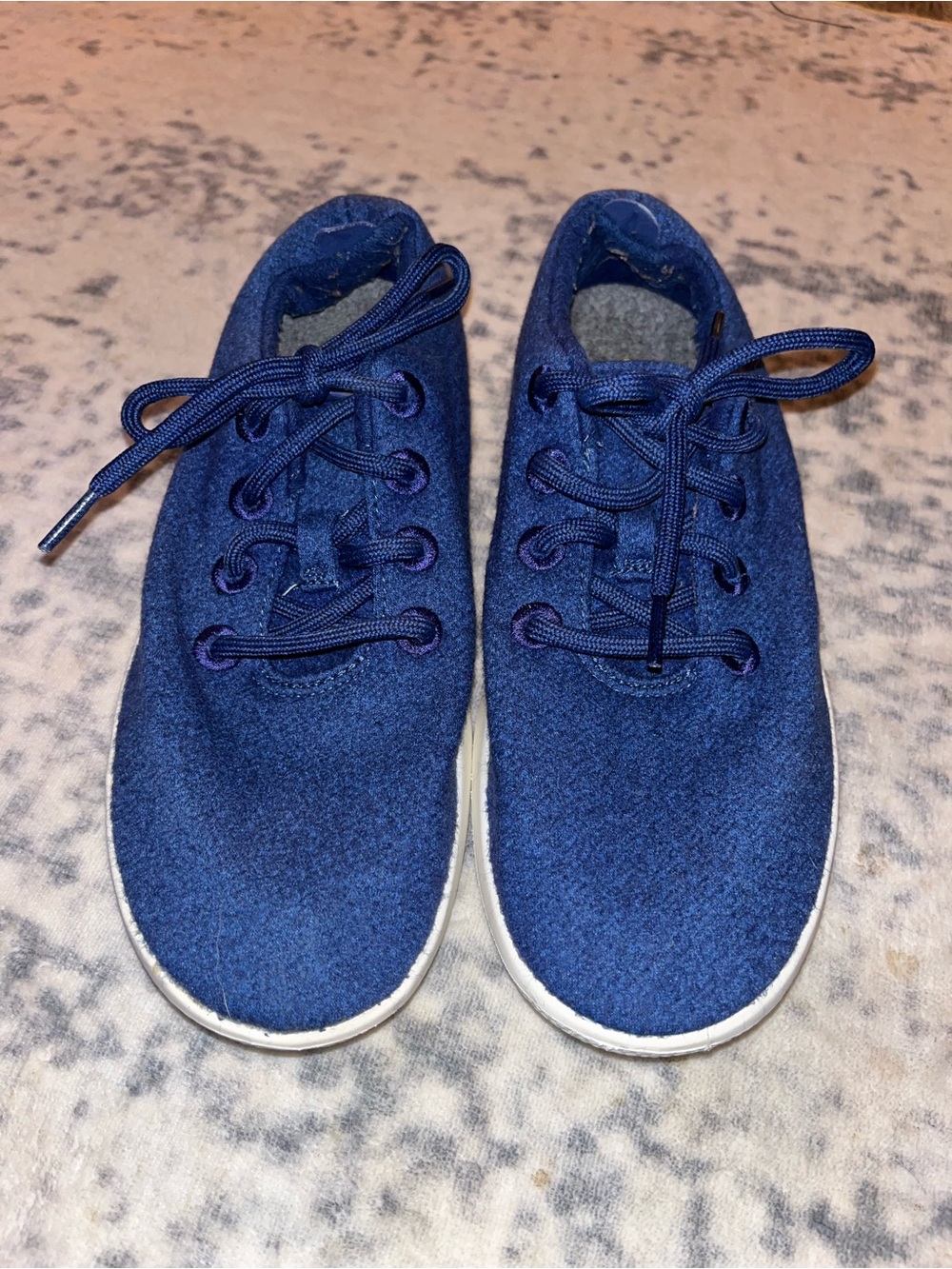 Allbirds Wool Runners Merino Blue Comfort Running Shoes Lace up Womens Size 9 US